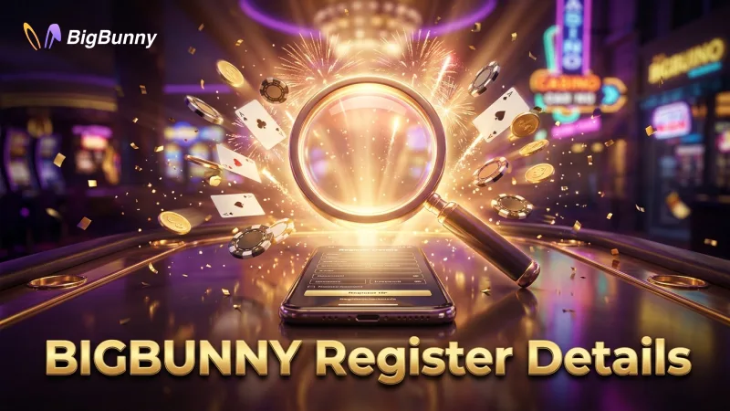 Carefully check all input fields on the BIGBUNNY Register form before submission.