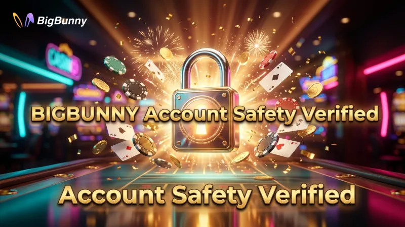Account verification at BIGBUNNY prevents unauthorized access.