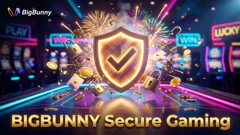 BIGBUNNY ensures secure transactions and fair game outcomes always.