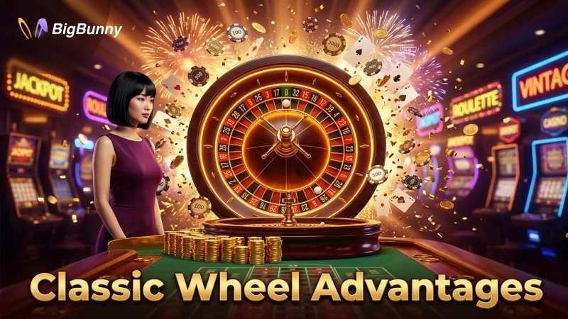 Classic European Roulette offers consistent 35:1 payouts for straight-up bets.