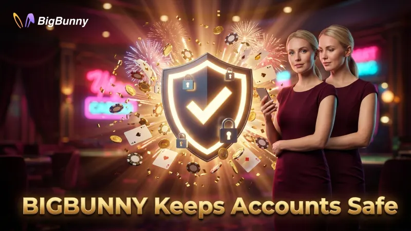 BIGBUNNY's secure platform ensures your personal data and betting activity remain protected.