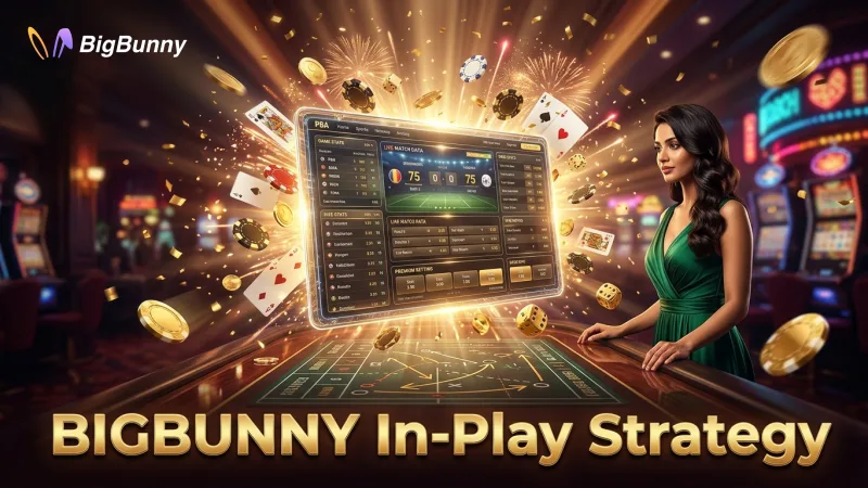 Utilize BIGBUNNY's real-time data to make informed in-play decisions.