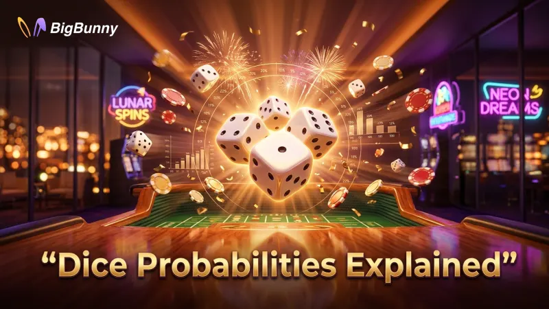 Dice combinations explained with probabilities to guide smart betting