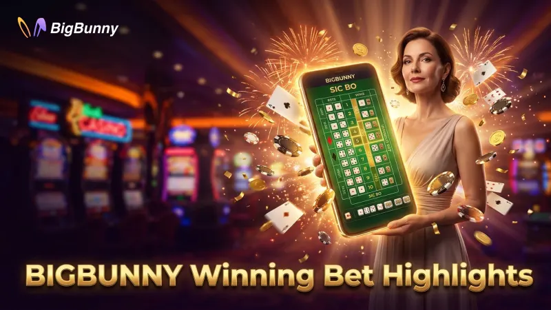 BIGBUNNY’s digital grid shows winning bets and odds instantly